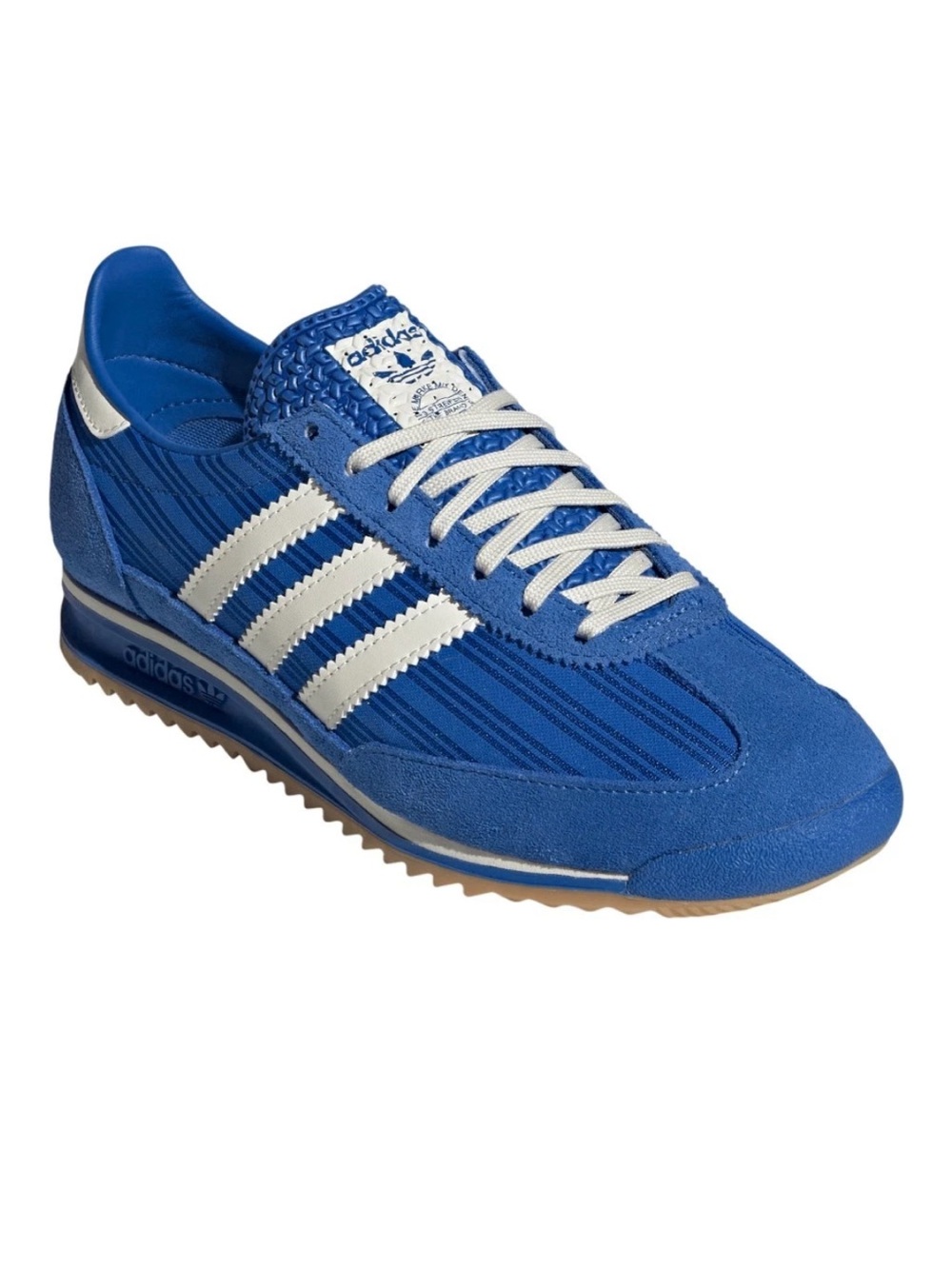 Adidas SL72 OG Women’s Royal Blue Suede Trainer w/Cream Stripes NWOB - Picture 5 of 16
